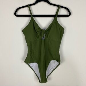 Athmile Sage Green One Piece Modest Swimsuit Summer Beach Vacation